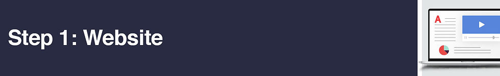Step 1: Website