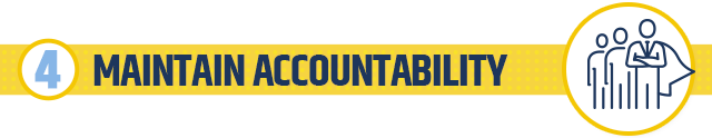 4. Maintain Accountability